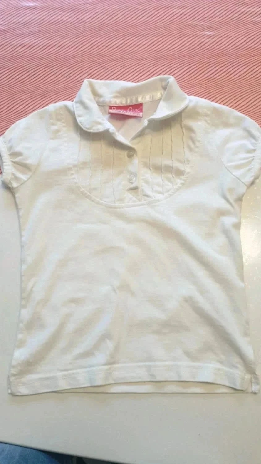 Polo 5ans blanc cassé